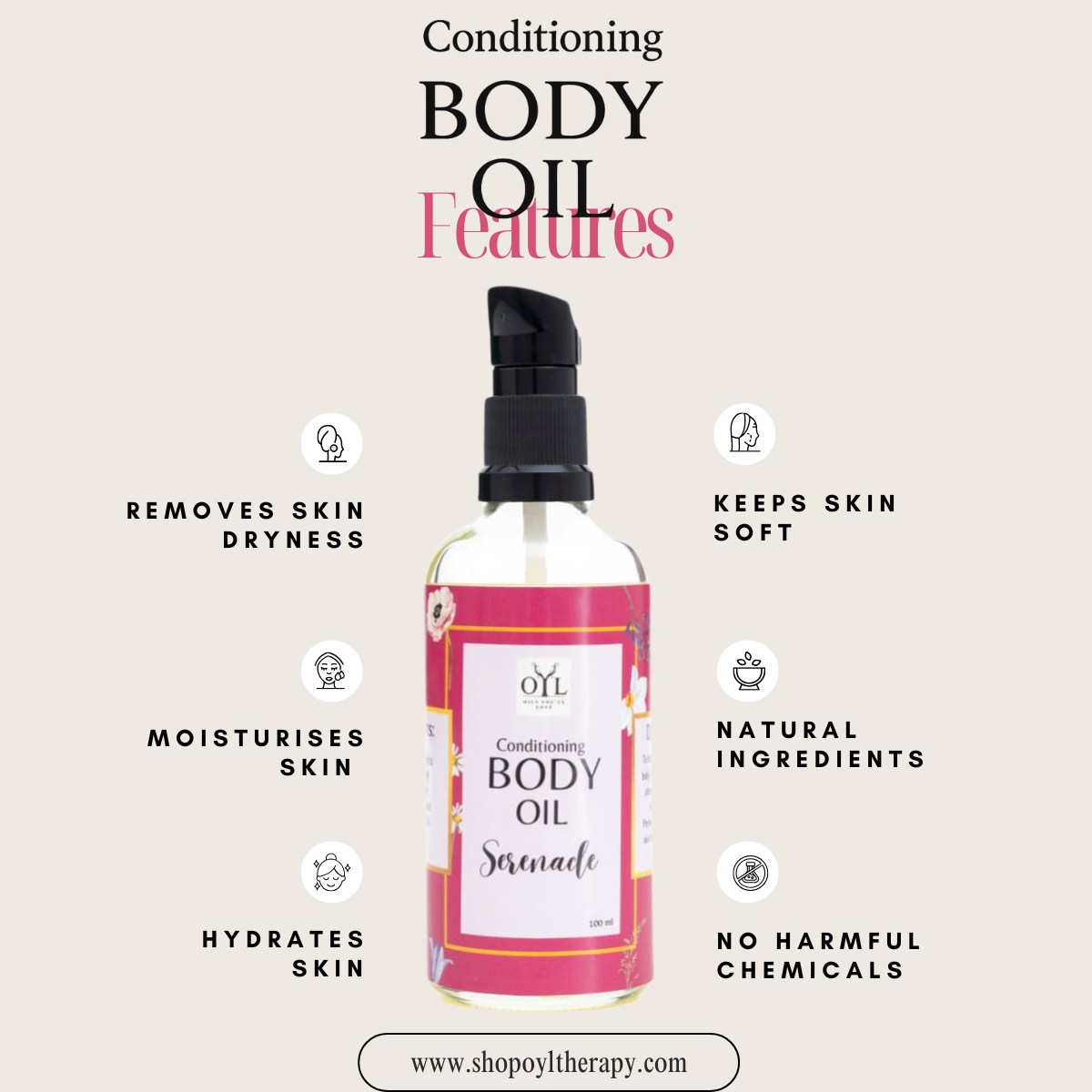 Conditioning Body Oil (Serenade)100ML